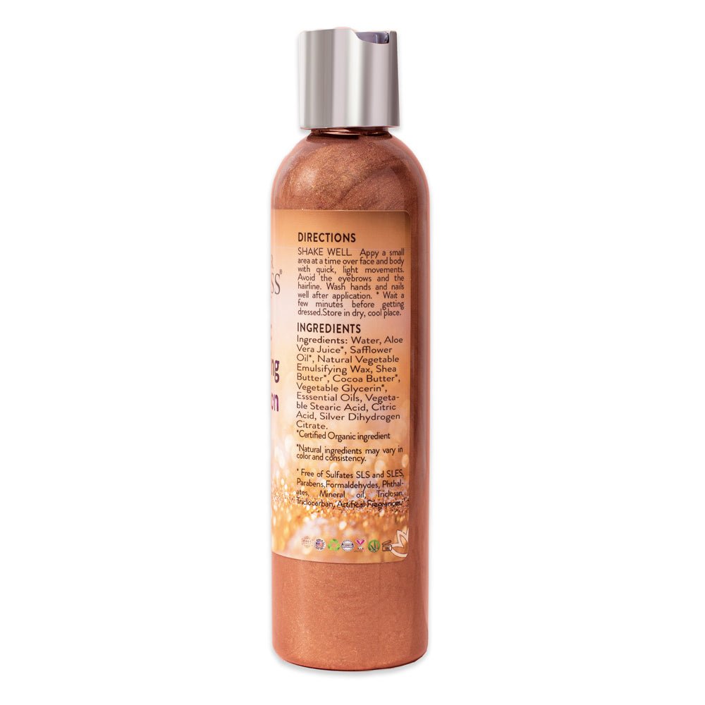 Organic Bronze Shimmer Body Lotion - Concordia Style Boutique