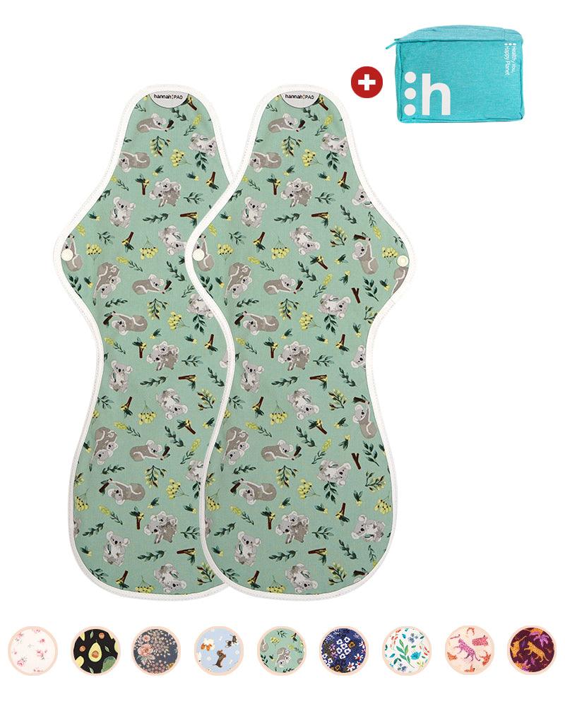 Organic Reusable Pads - 2 Super Ultra Pads - Concordia Style Boutique