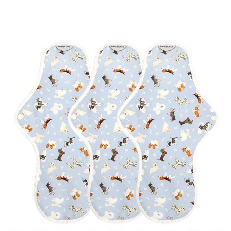 Organic Reusable Pads - 3 Overnight Pads - Concordia Style Boutique