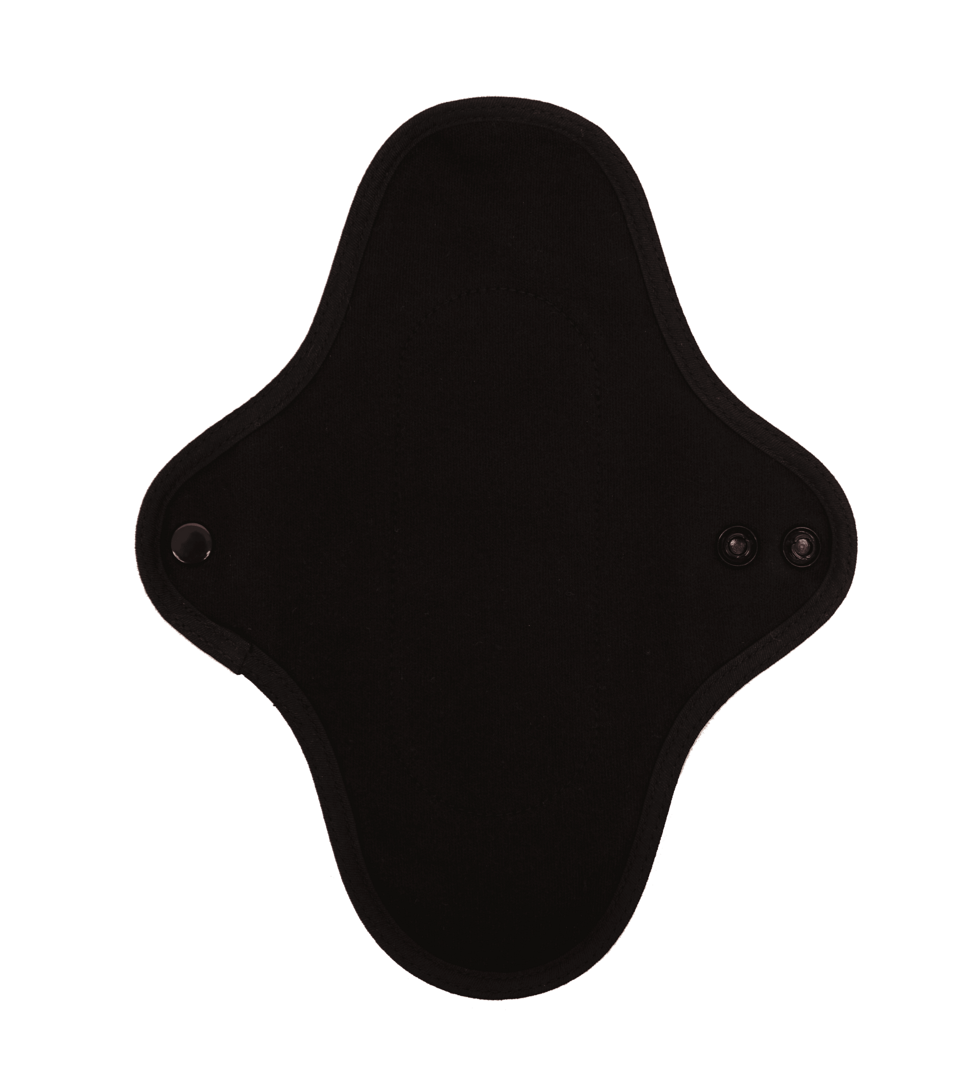 Organic Reusable Pads - 3 Pantyliners in Black - Concordia Style Boutique