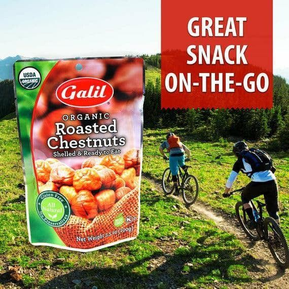Organic Roasted Chestnuts | Peeled & Ready to Eat | 3.5 oz | Galil - Concordia Style Boutique