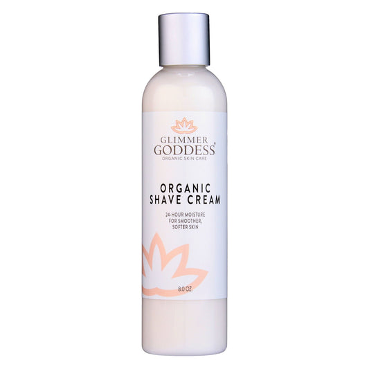 Glimmer Goddess’ Best Organic Shave Cream with Aloe, Coconut Oil, & Shea Butter - Concordia Style Boutique