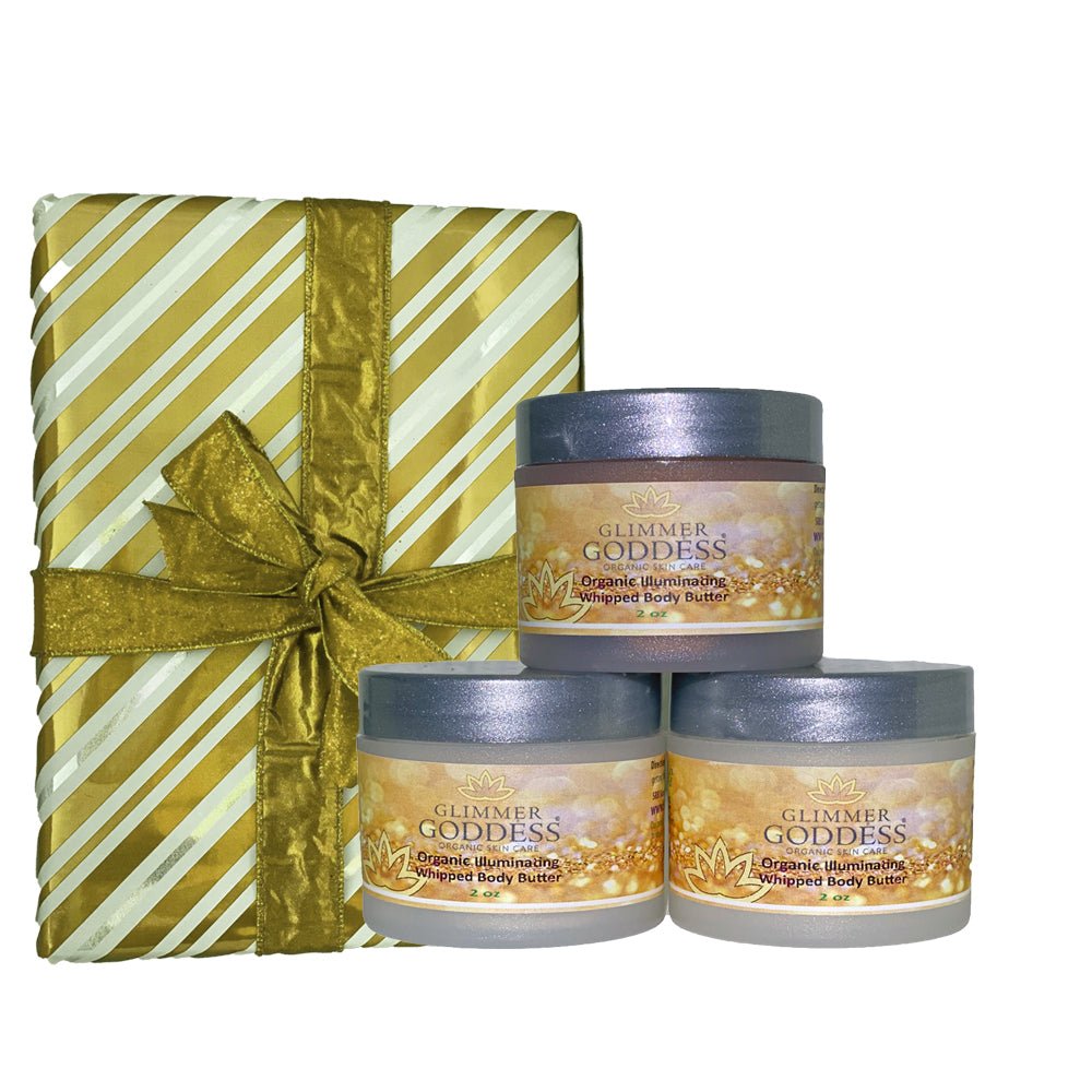 Organic Shimmering Whipped Body Butter Trio - Concordia Style Boutique