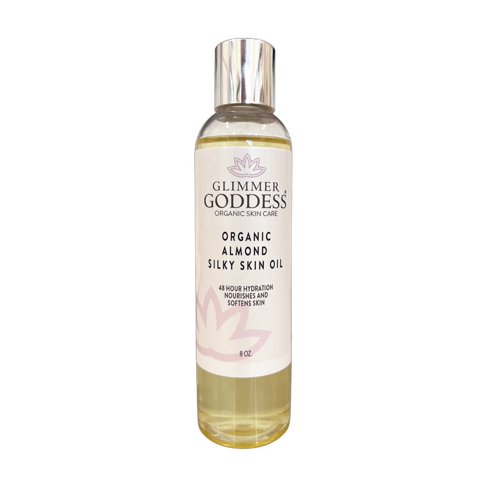 Organic Sweet Almond Silky Skin Oil - 48 Hour Hydration - Concordia Style Boutique