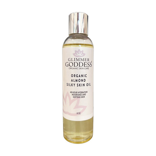 Organic Sweet Almond Silky Skin Oil - 48 Hour Hydration - Concordia Style Boutique