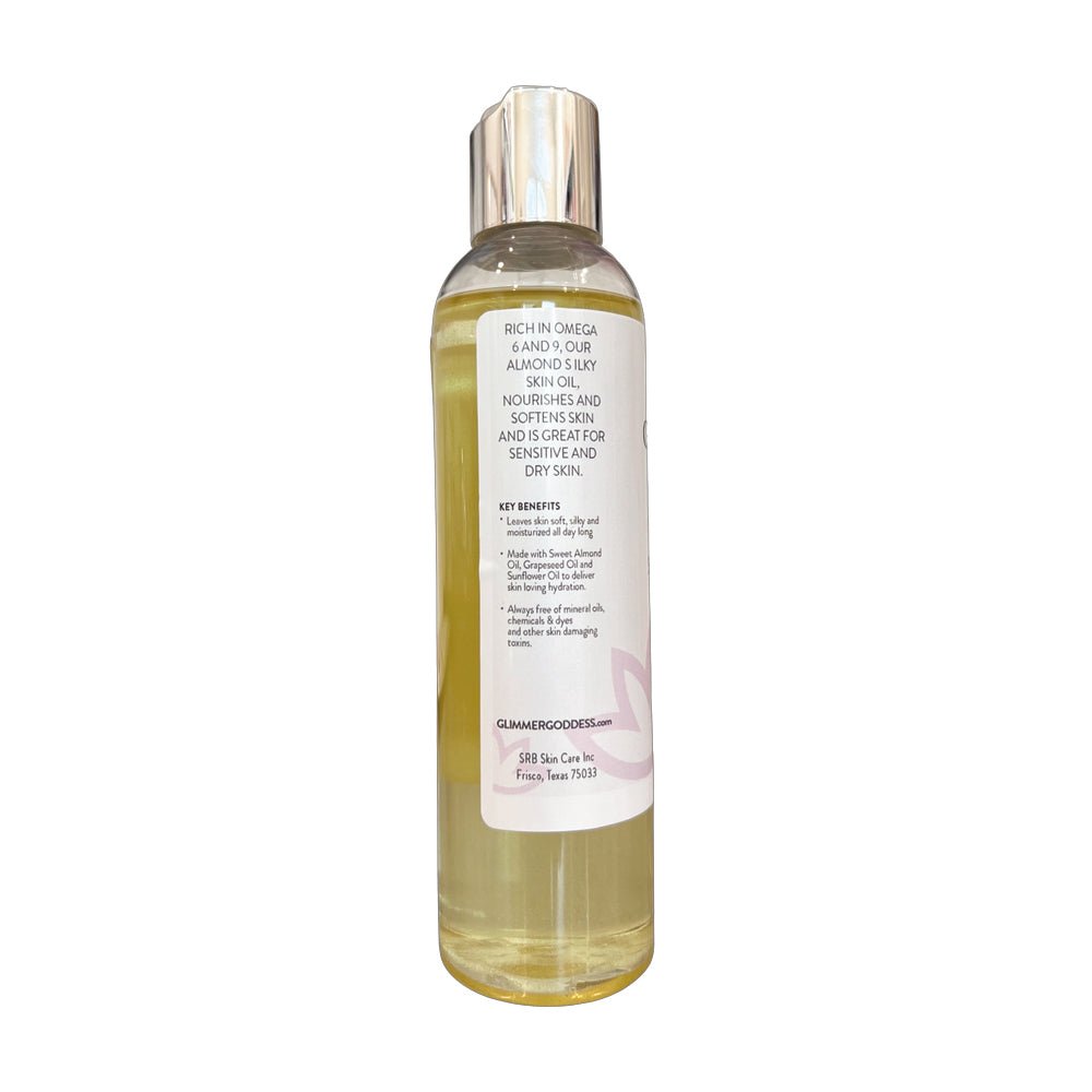 Organic Sweet Almond Silky Skin Oil - 48 Hour Hydration - Concordia Style Boutique