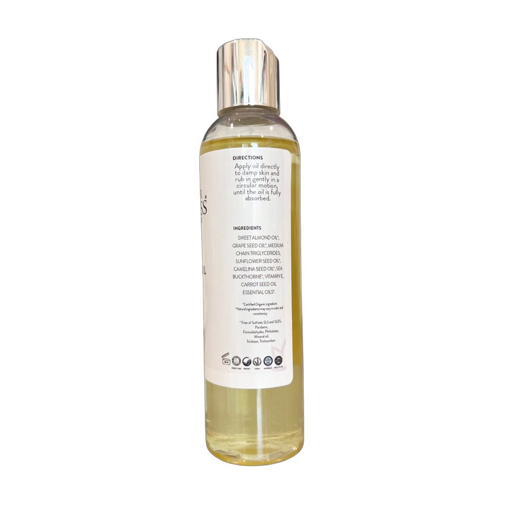 Organic Sweet Almond Silky Skin Oil - 48 Hour Hydration - Concordia Style Boutique