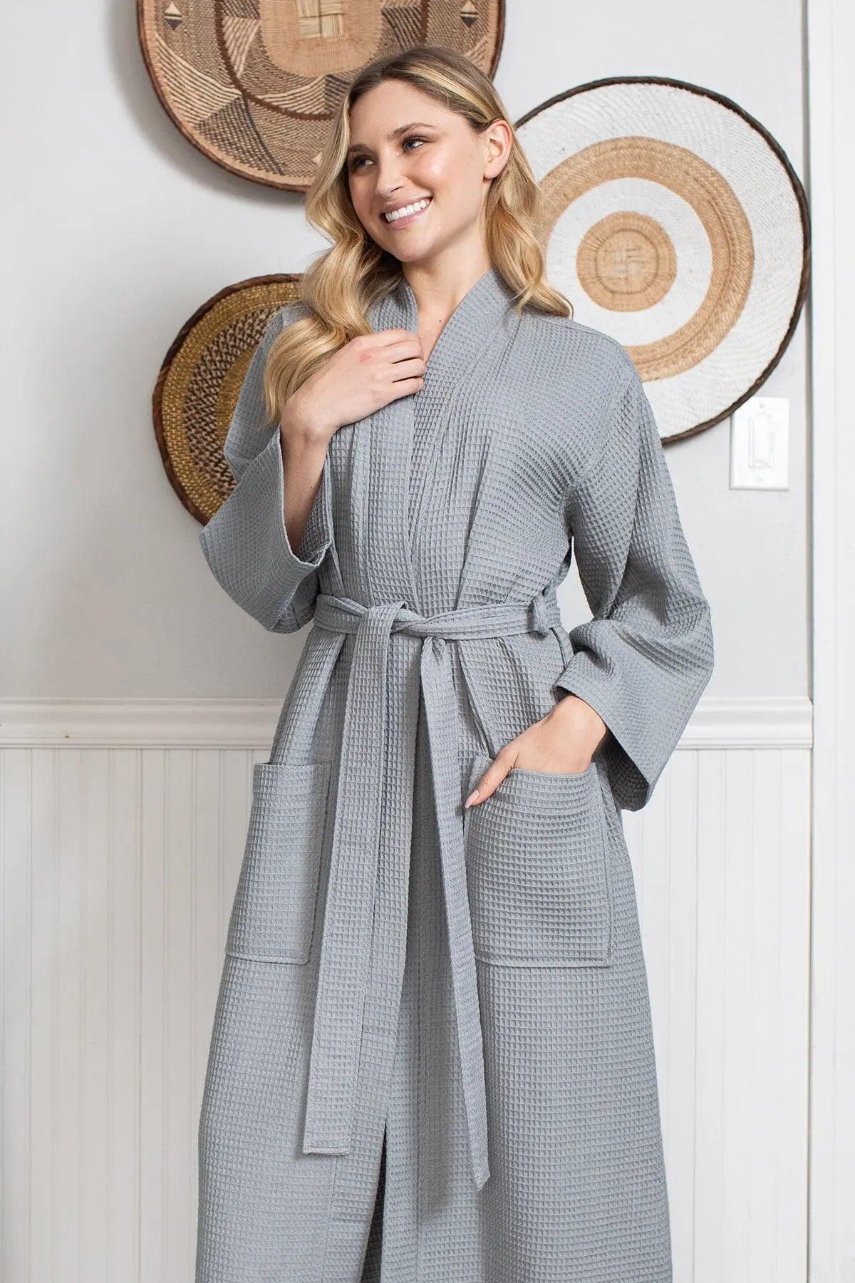 Waffle Robe Womens – Lightweight, Quick-Dry Spa Comfort - Concordia Style Boutique