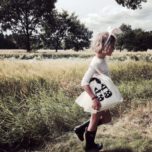 Children Shoe Bag, Cream - Concordia Style Boutique