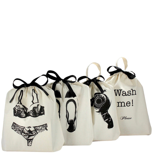 Women's Travel Set 4-pack, Cream - Concordia Style Boutique