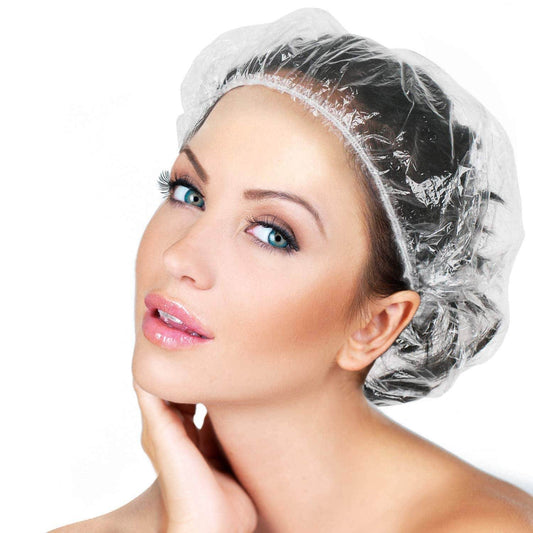 LQQKS Clear Plastic Shower Cap 30 PCS - Concordia Style Boutique