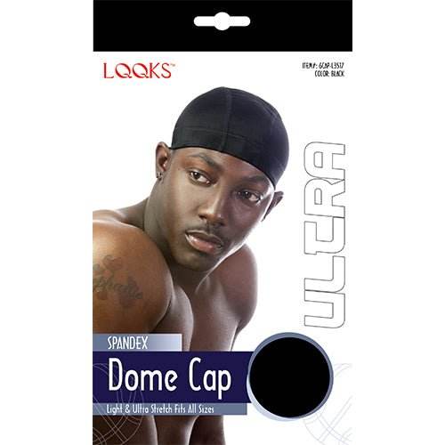 LQQKS SPANDEX DOME CAP BLACK - Concordia Style Boutique