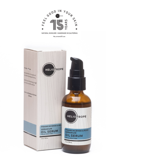 Frankincense & Rose Geranium Oil Serum - Premium Face Serum from Heliotrope San Francisco - Just $32! Shop now at Concordia Style Boutique