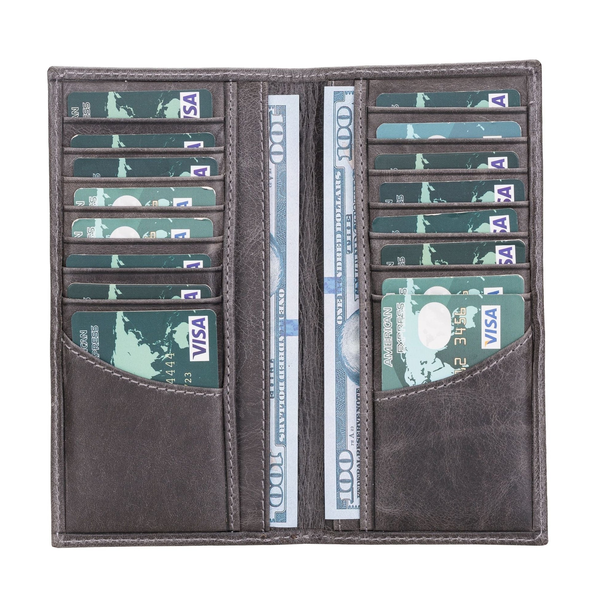 Ouray Handmade Full-Grain Leather Long Wallet for Men and Women - Concordia Style Boutique