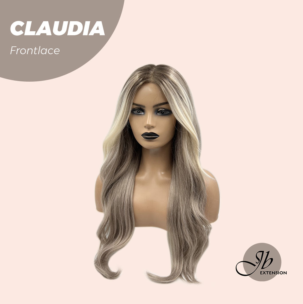 HOT OF SEASON - JBEXTENSION 27 Inches Blonde Curly Pre-Cut Frontlace Glueless Wig CLAUDIA