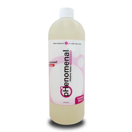 pHenomenal Water Yummy Berry Flavor 32 Oz Concentrate - Makes 8 Gallons - Concordia Style Boutique