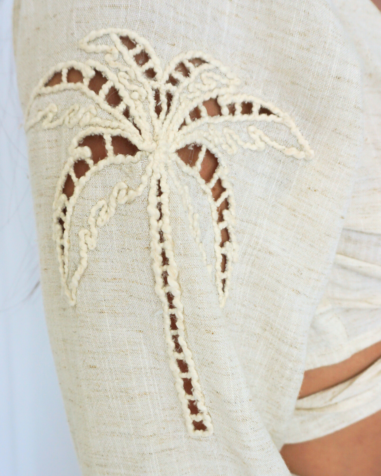 Palm Belle Blouse - Linen - Concordia Style Boutique