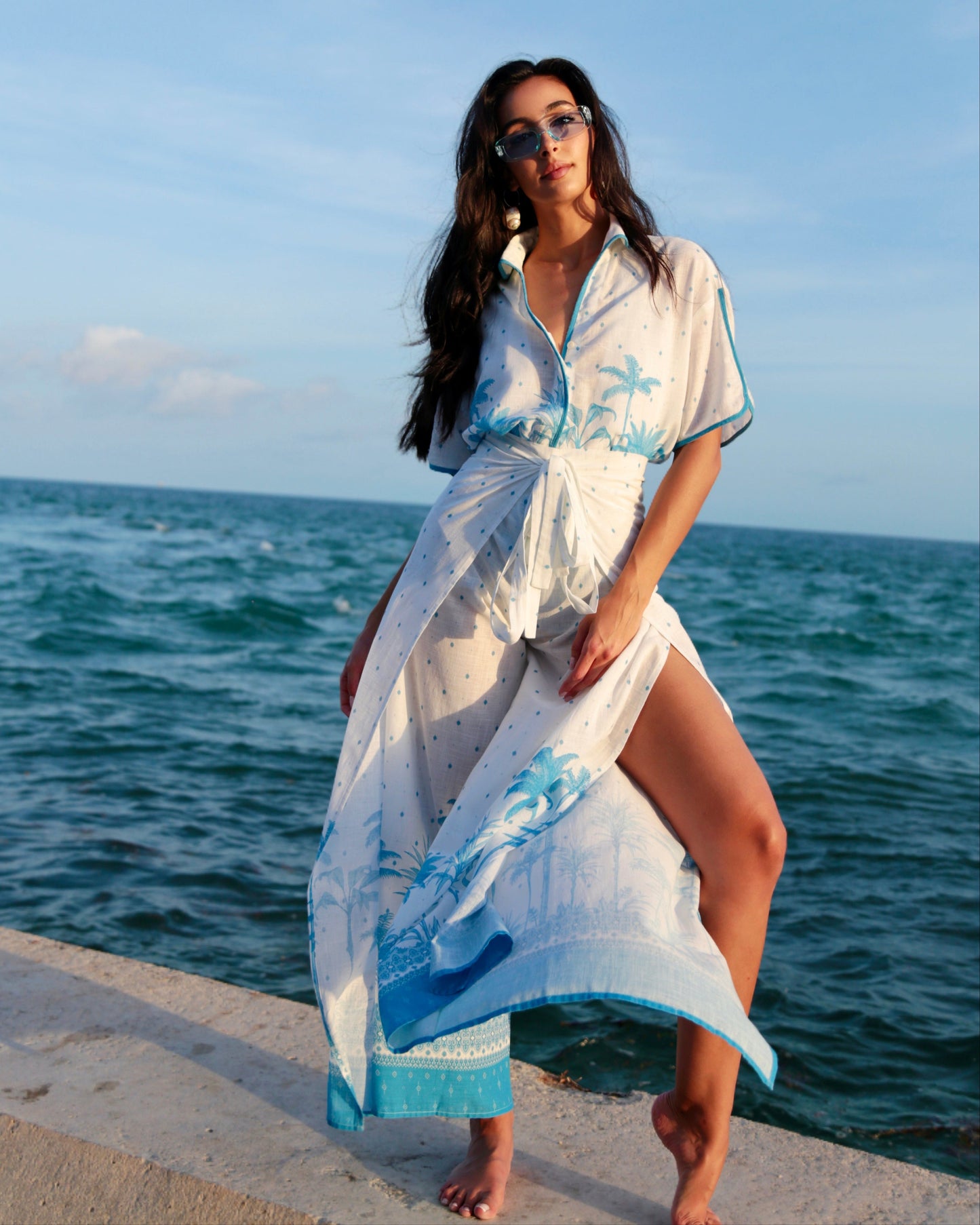 Palmetto Shirt - Palma Print - Concordia Style Boutique