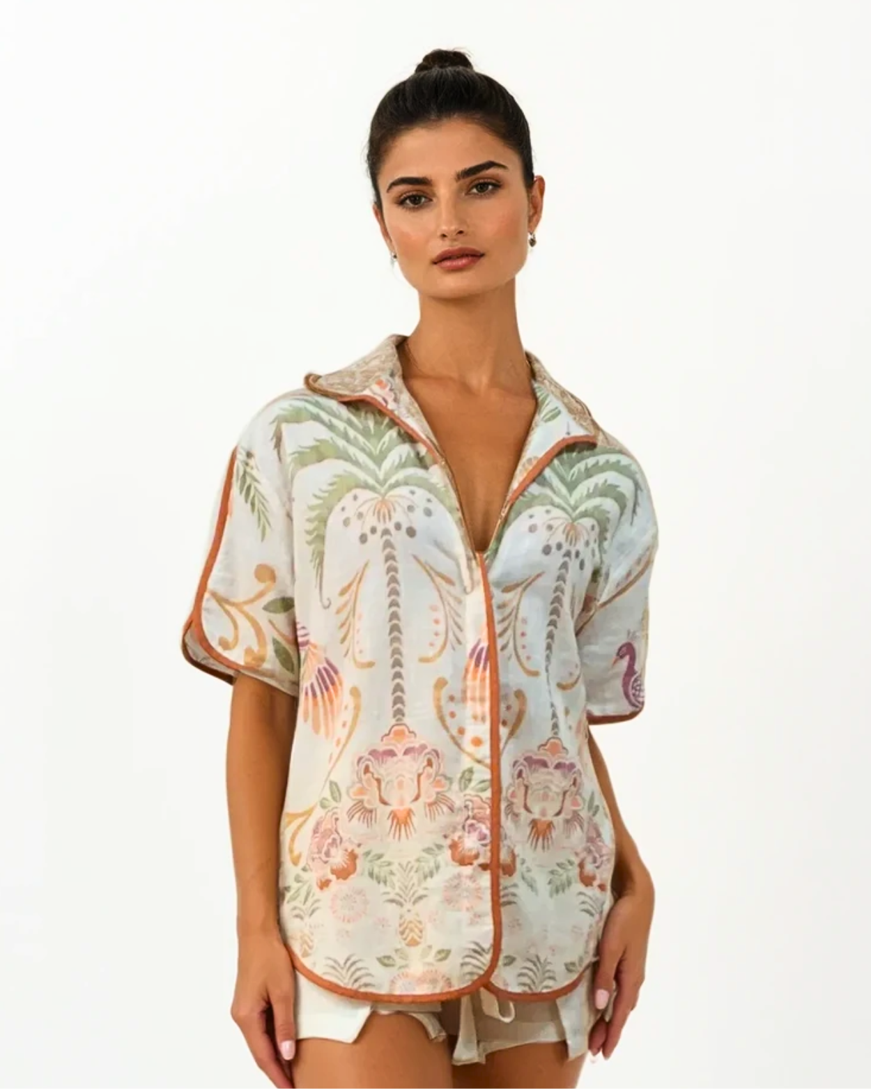Palmetto Shirt - Marbella - Concordia Style Boutique