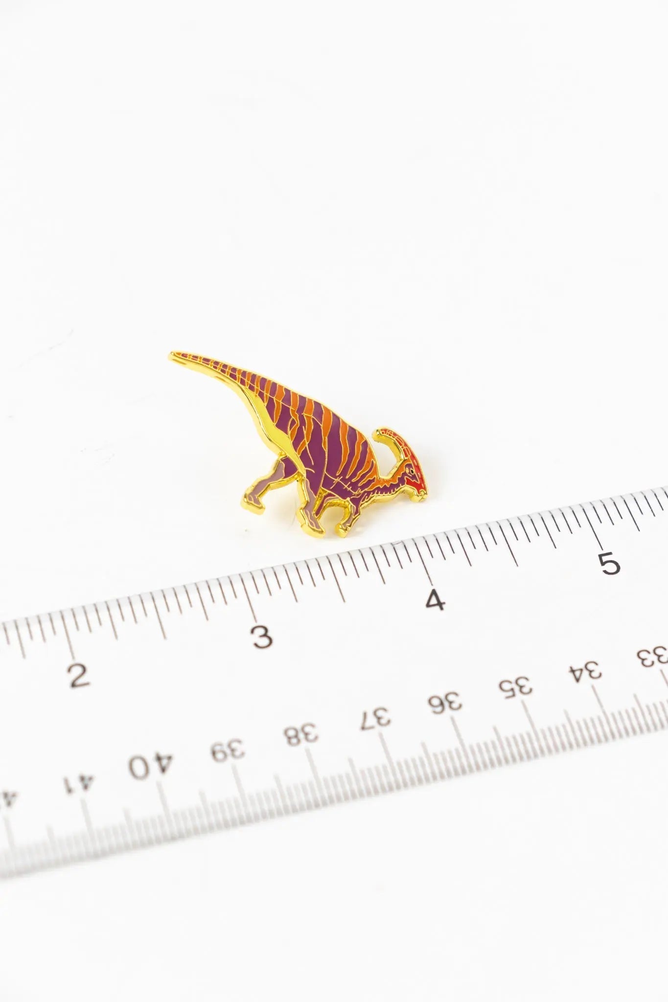 Parasaurolophus Enamel Pin (Parasaurolophus walkeri)
