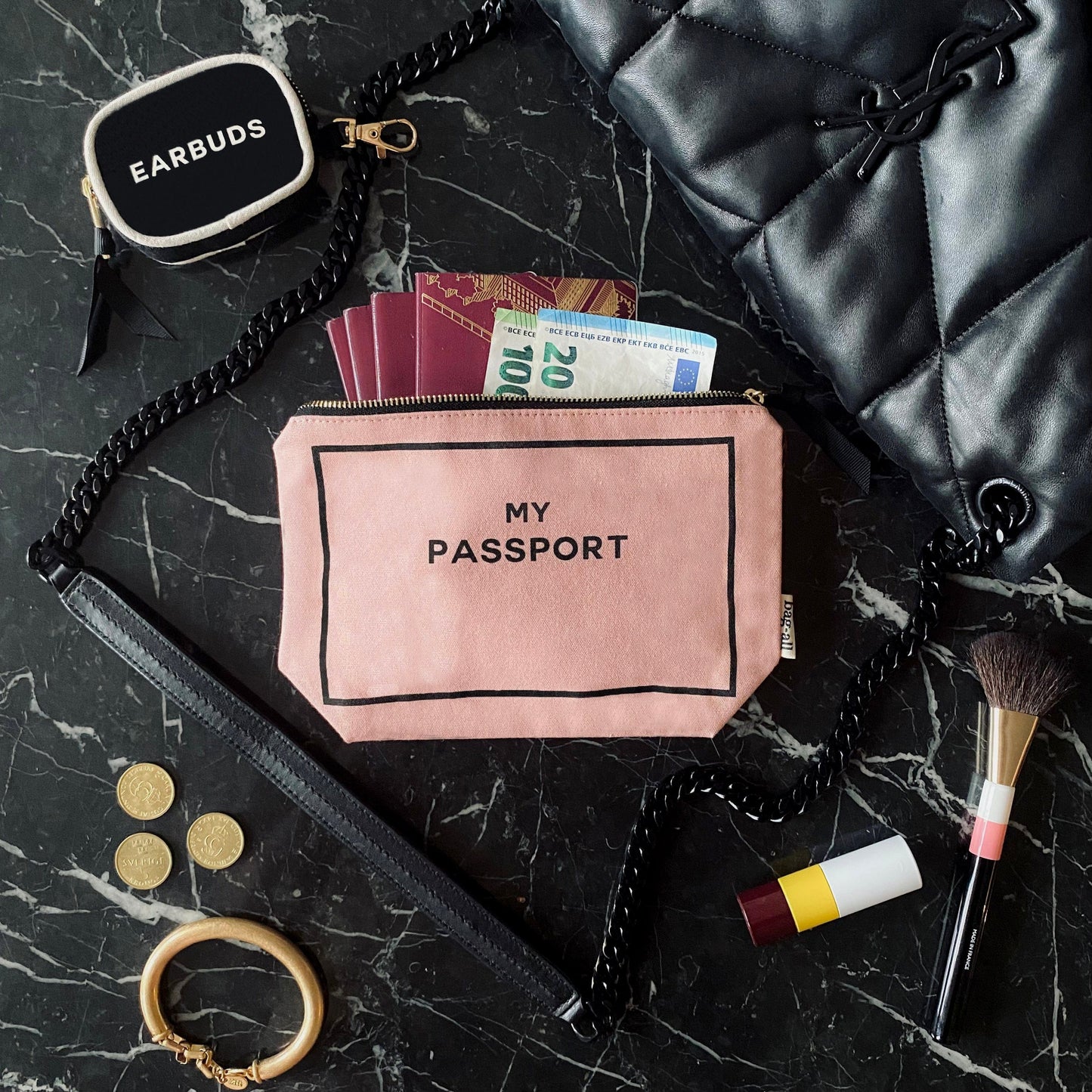 Passport Pouch, Pink/Blush - Concordia Style Boutique