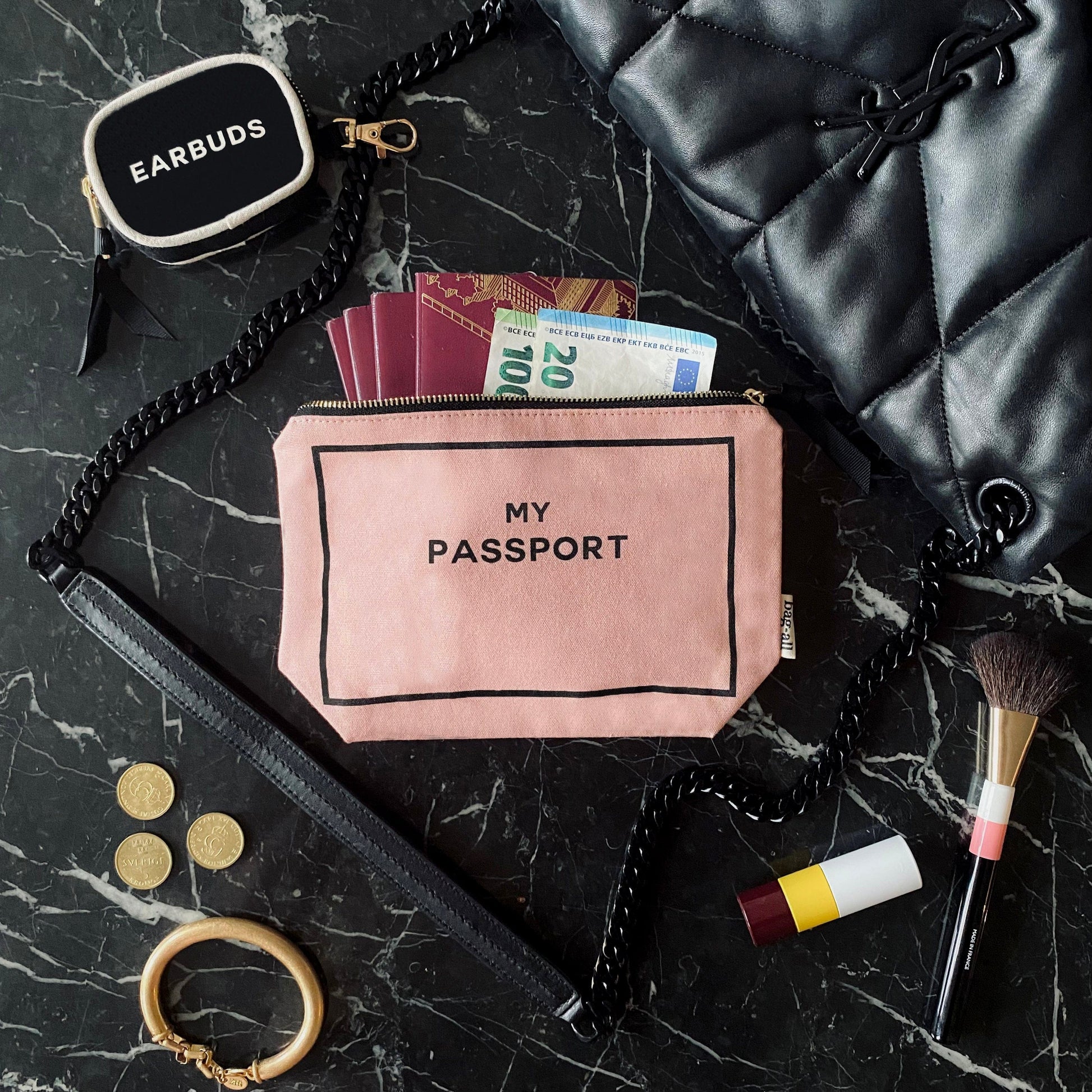 Passport Pouch, Pink/Blush - Concordia Style Boutique