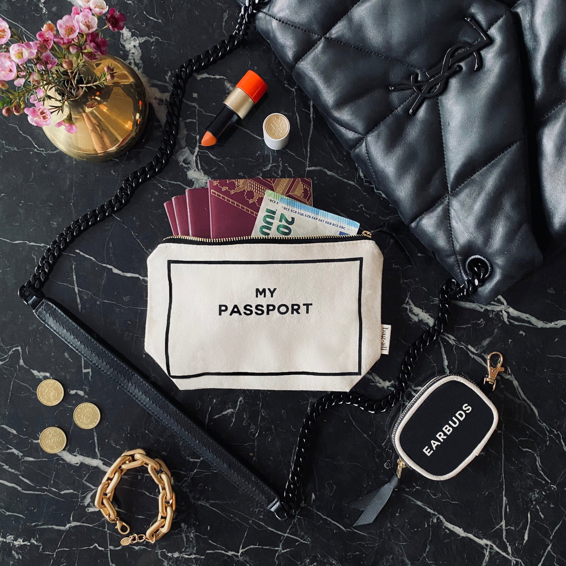 Passport Pouch, Cream - Concordia Style Boutique
