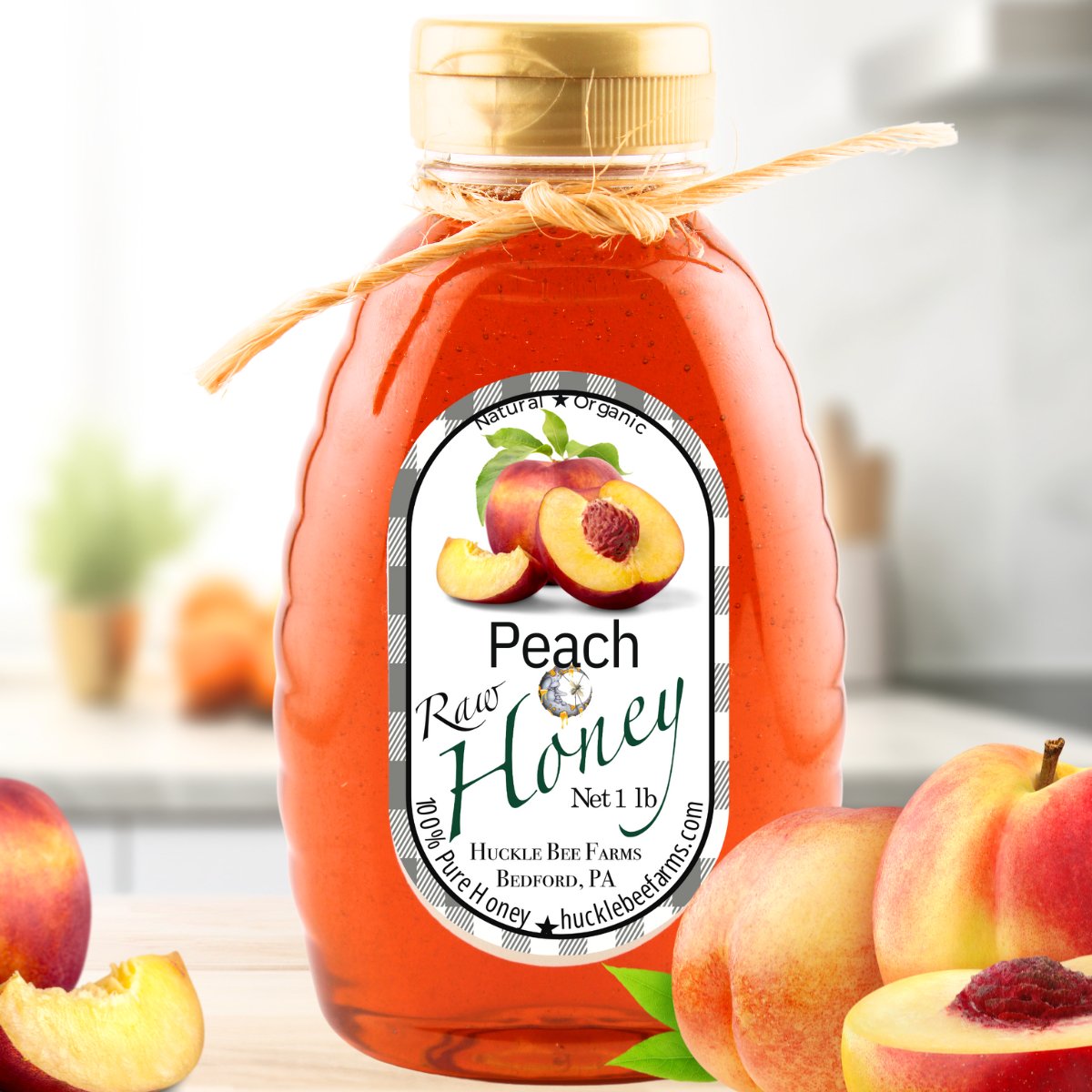 Peach Infused Honey - Concordia Style Boutique