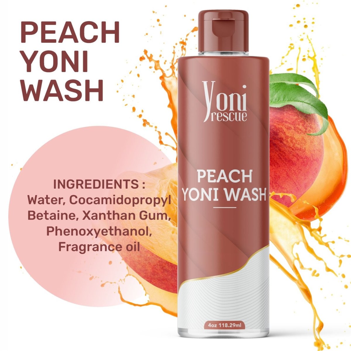 Peach Yoni Wash