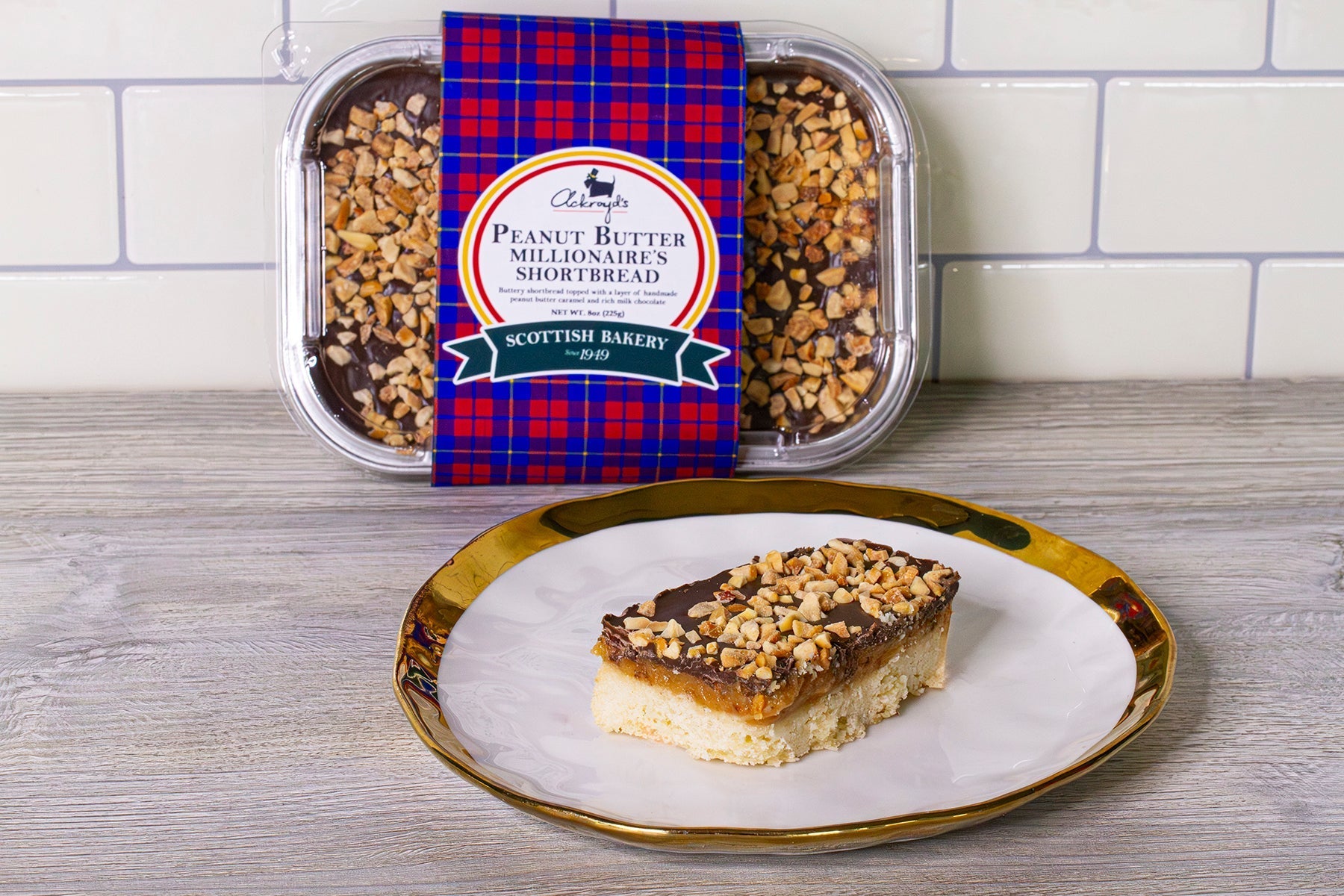 Ackroyd's Peanut Butter Millionaire's Shortbread - Concordia Style Boutique
