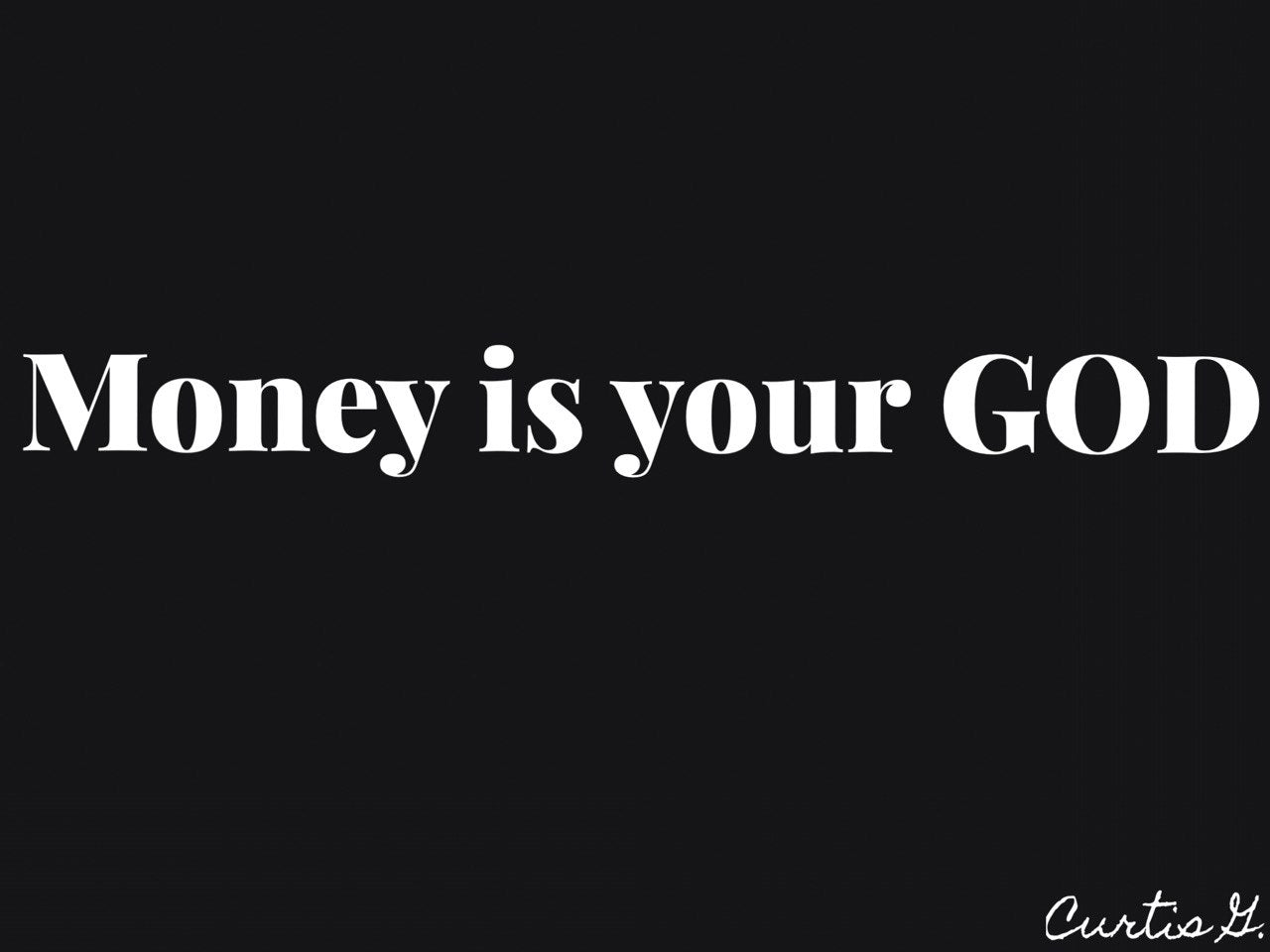 Croptop - Money Is Your God - Premium  from Concordia Style Boutique - Just $15.50! Shop now at Concordia Style Boutique