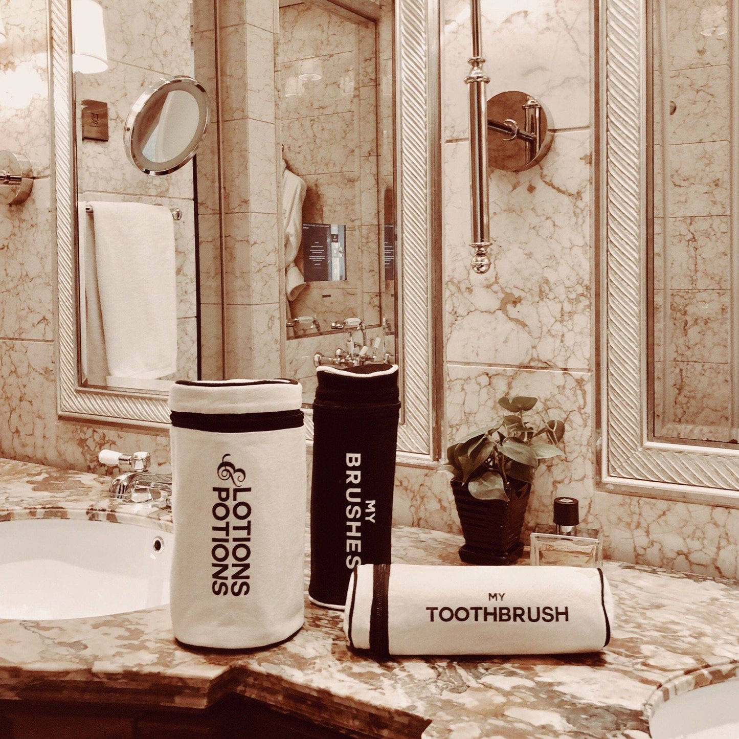 Toothbrush Travel Case, Cream - Concordia Style Boutique