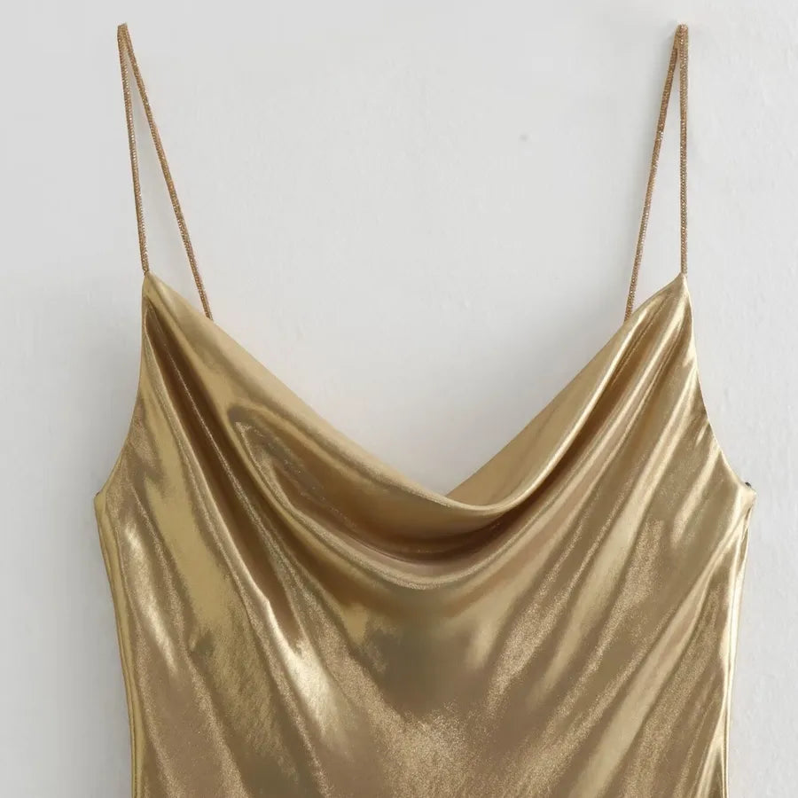 Women's Sheath Dress Casual Elegant Streetwear Strap Sleeveless Solid Color Above Knee Holiday Banquet Selfie