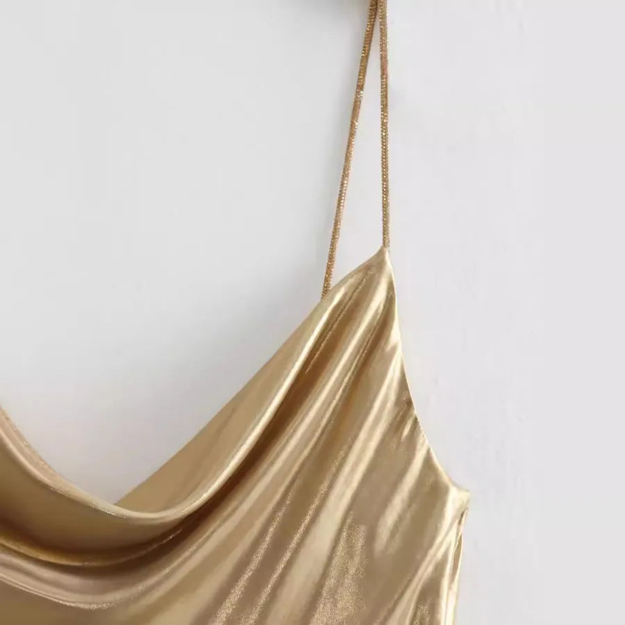 Women's Sheath Dress Casual Elegant Streetwear Strap Sleeveless Solid Color Above Knee Holiday Banquet Selfie