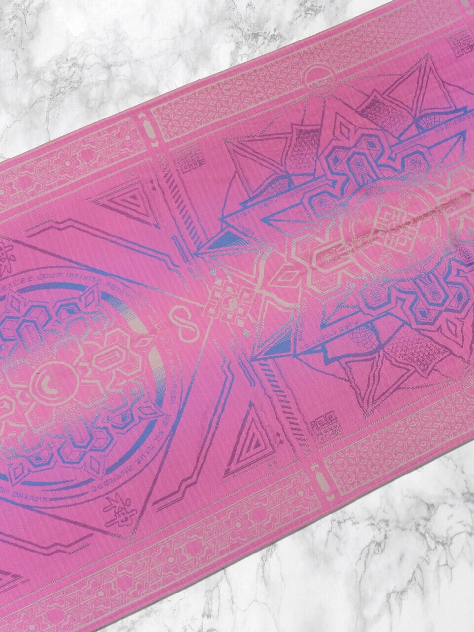 PINK AMETHYST DHARMA • Reversible Festival Shawl/Scarf - Concordia Style Boutique