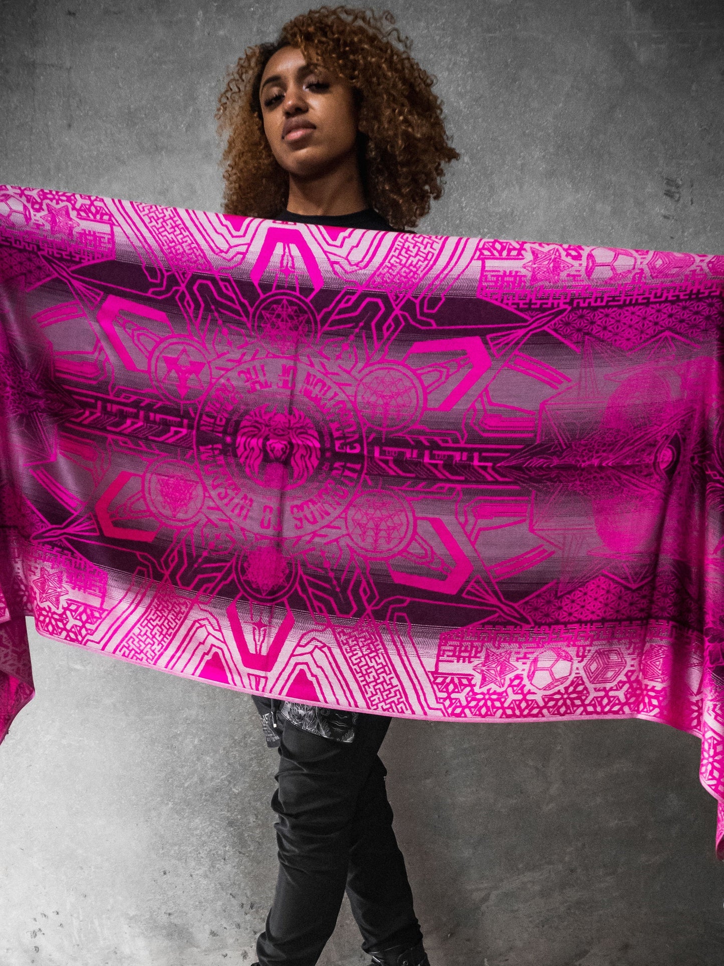 WOUNDS TO WISDOM • Yantrart x Rage Nation • Pink Gradient Shawl - Concordia Style Boutique