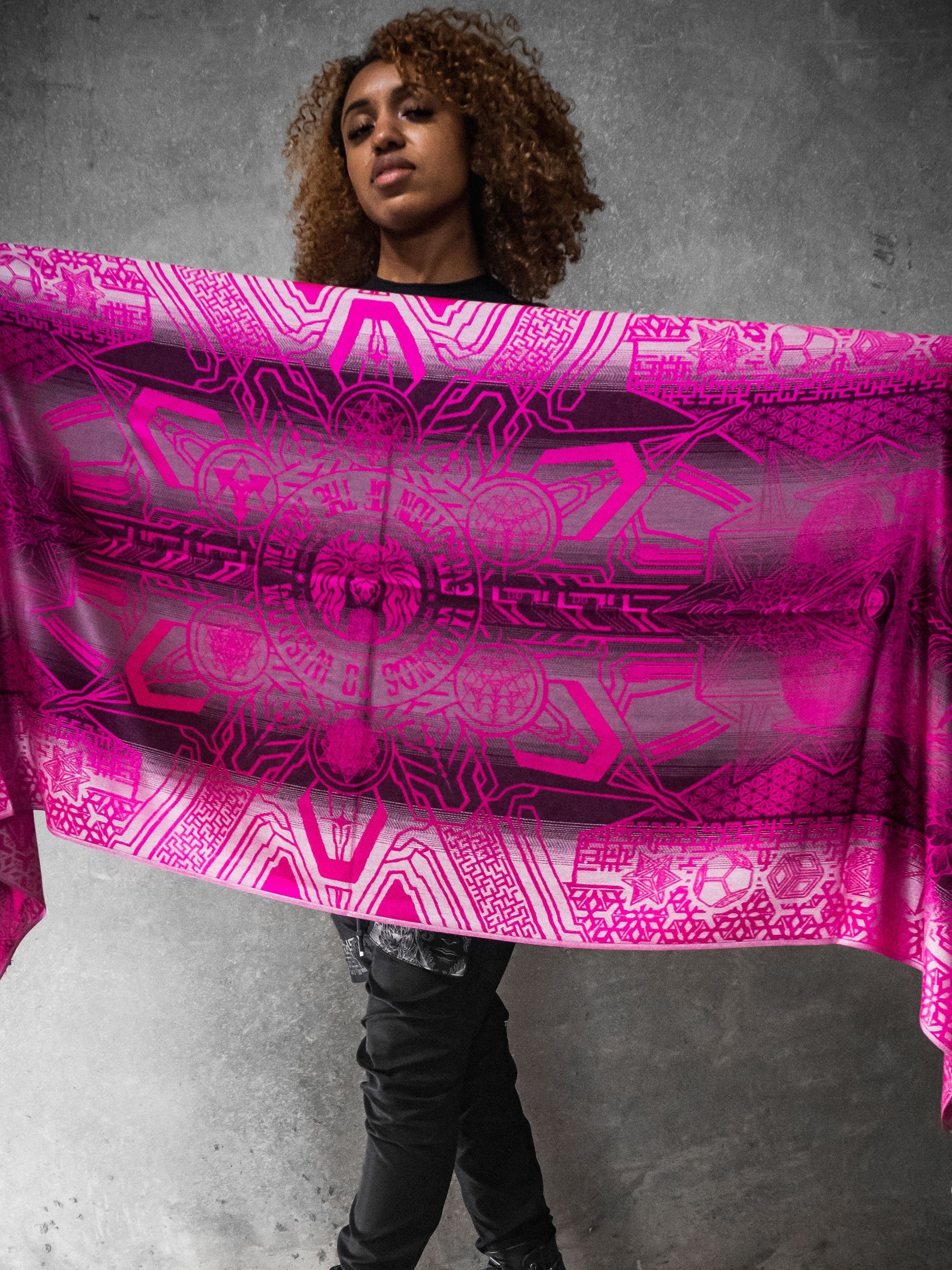 WOUNDS TO WISDOM • Yantrart x Rage Nation • Pink Gradient Shawl - Concordia Style Boutique