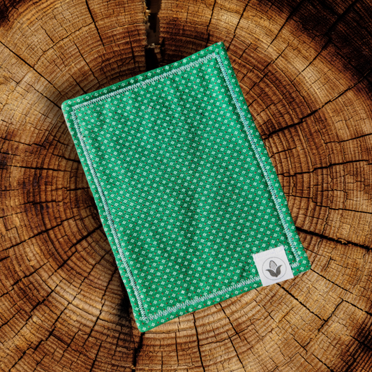 Christmas Green Winter Wishes Handkerchief