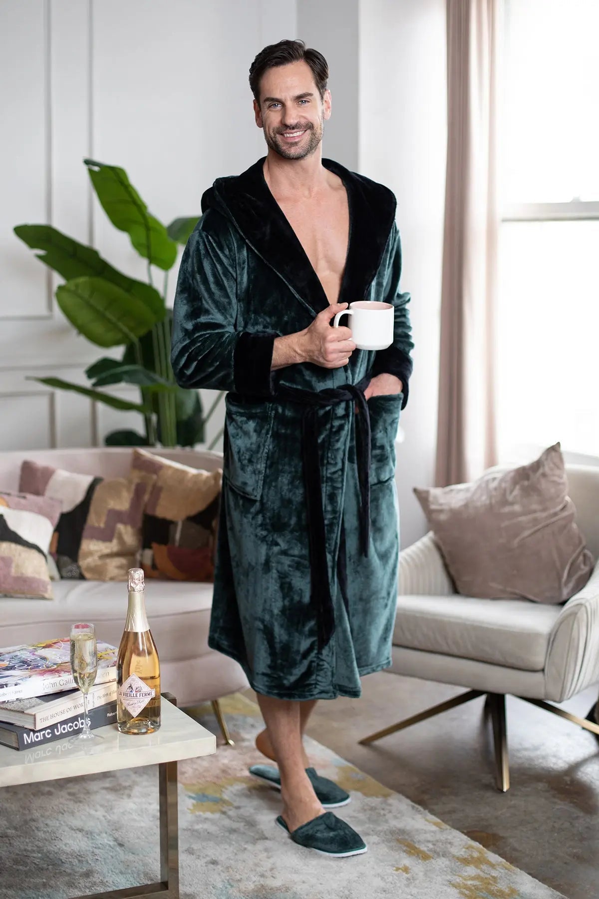 Men’s Robe with Hood – Ultra-Soft Plush Comfort for Everyday Use - Concordia Style Boutique