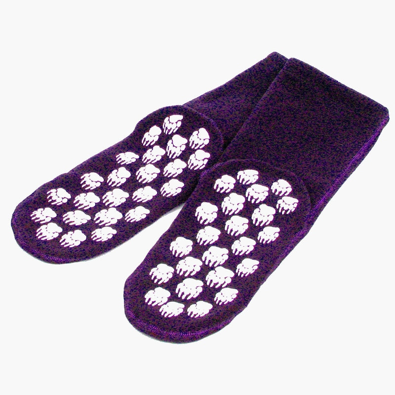 Polar Feet Fleece Socks - Purple Rain