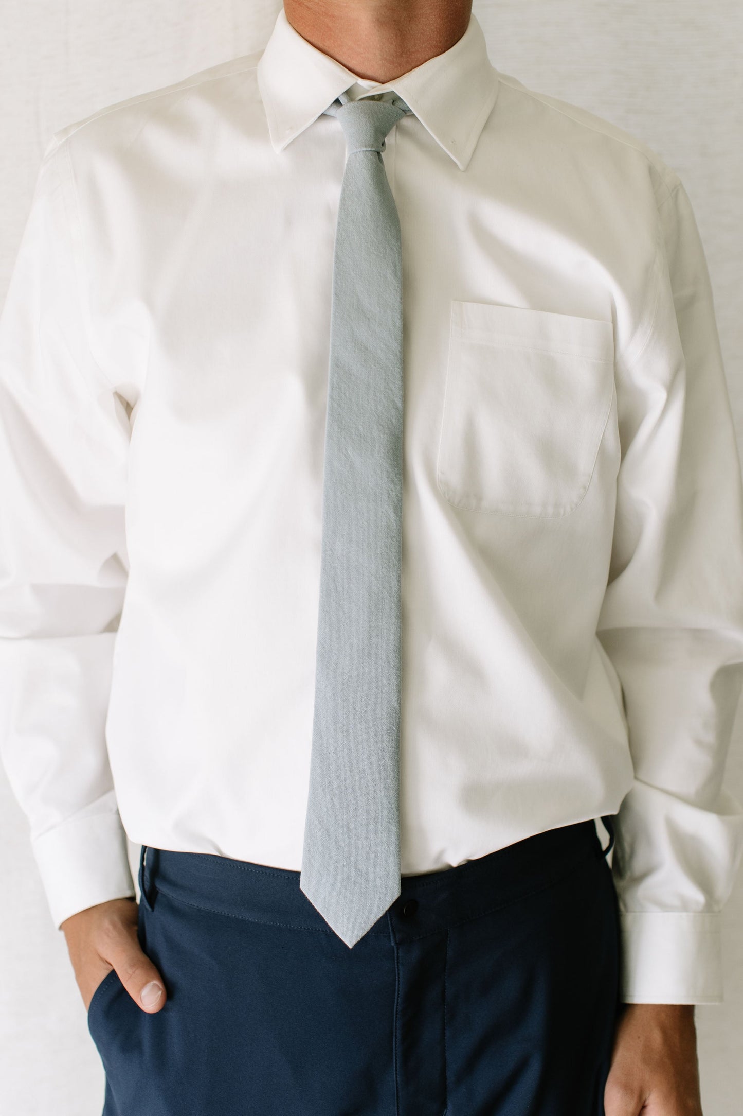 Powder Blue - Men's Tie