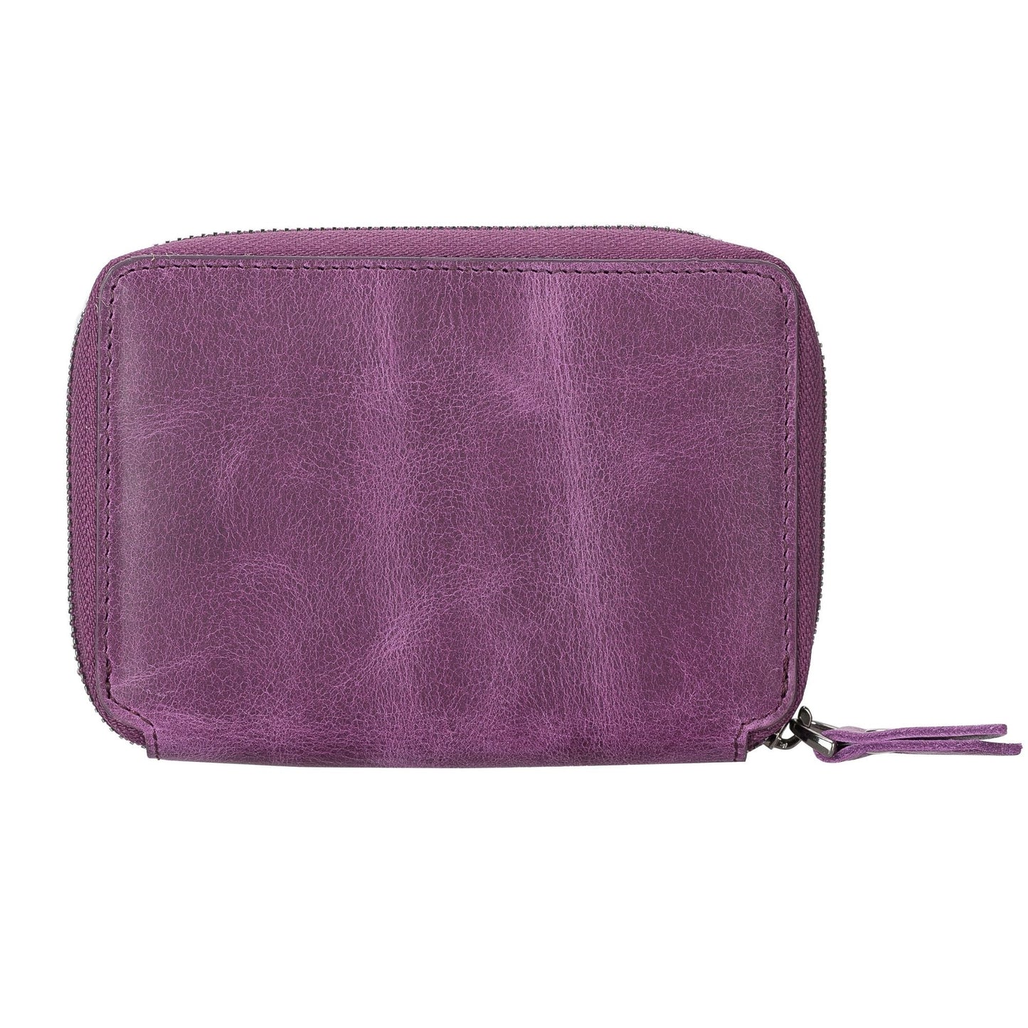Powell Handmade Unisex Leather Wallet with Zippered Compartment - Concordia Style Boutique