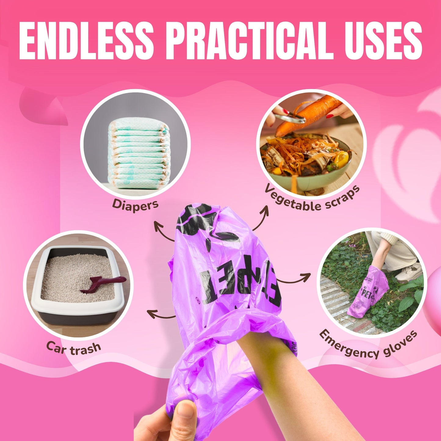 Premium Lavender - Scented Poop Bags