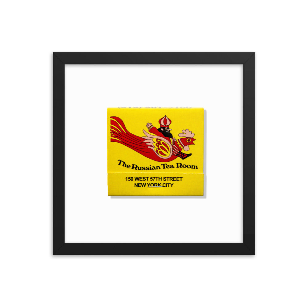 Russian Tea Room Framed Print - Concordia Style Boutique