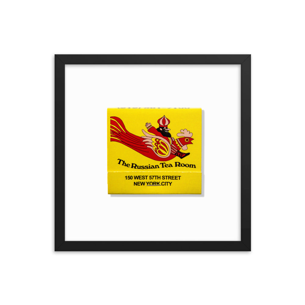 Russian Tea Room Framed Print - Concordia Style Boutique