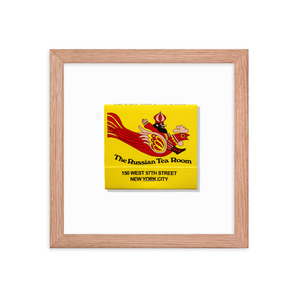 Russian Tea Room Framed Print - Concordia Style Boutique