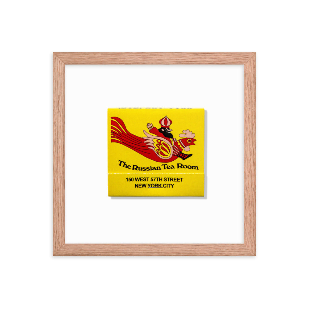 Russian Tea Room Framed Print - Concordia Style Boutique