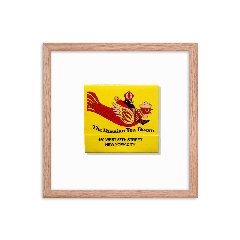 Russian Tea Room Framed Print - Concordia Style Boutique