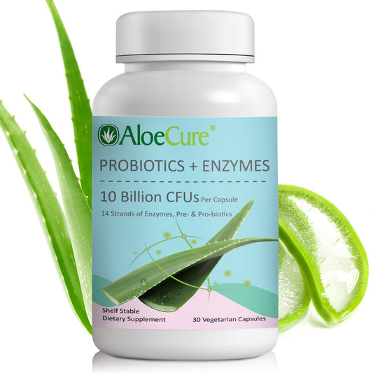 Pre+Probiotic & Digestive Enzyme Blend - Premium Probiotic from AloeCure - Just $19.95! Shop now at Concordia Style Boutique