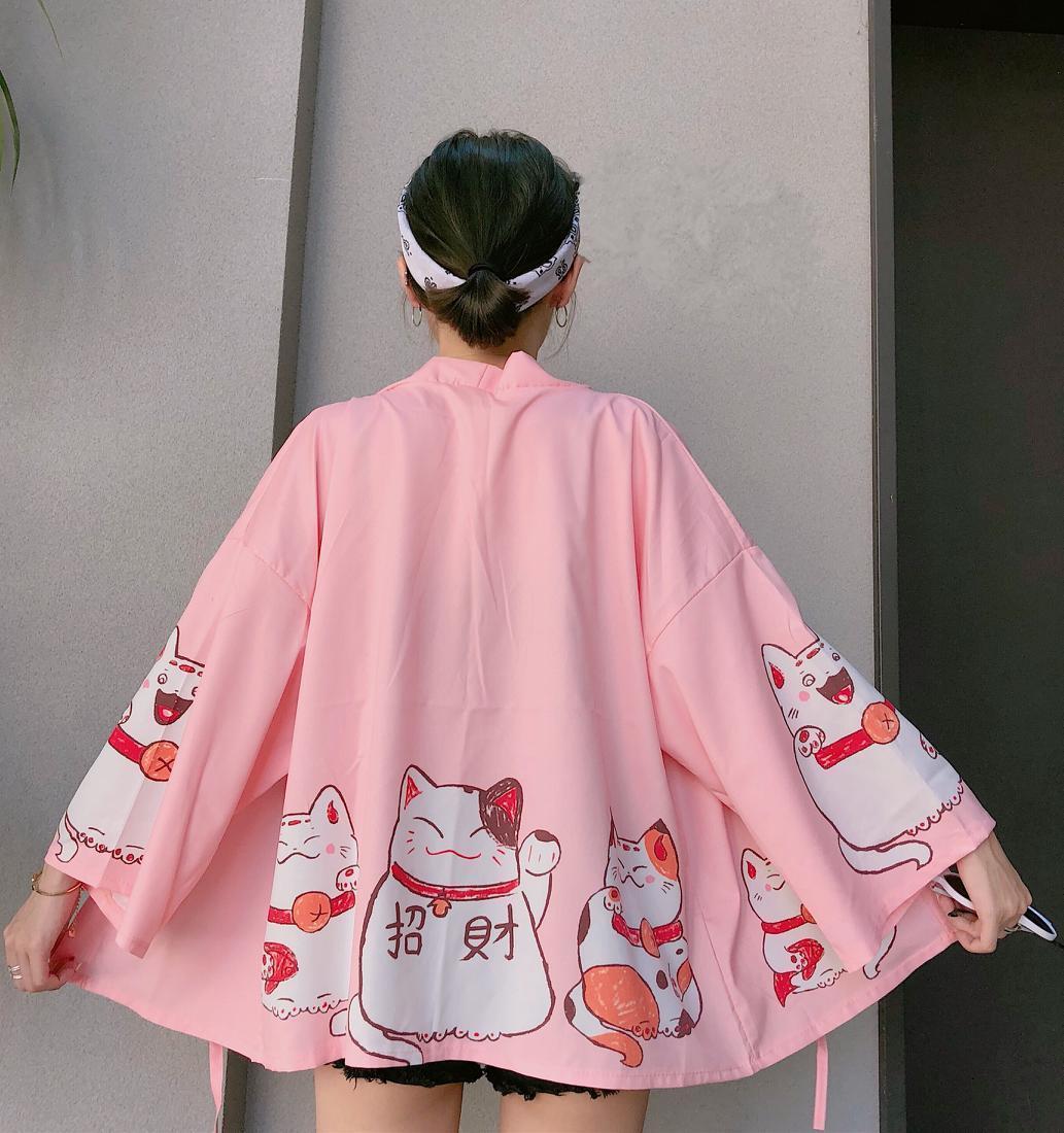 Maneki Neko Kimono